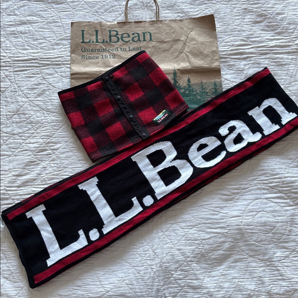 LL Bean Scarf Set - Picture 6 of 12